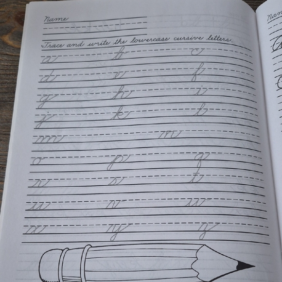 Cursive Handwriting Practice Books - Picture 3 of 5